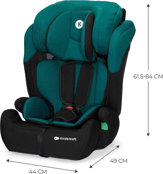 Cadeira Auto Kinderkraft Comfort Up i-Size Verde 9-36kg | Grupo 1/2/3