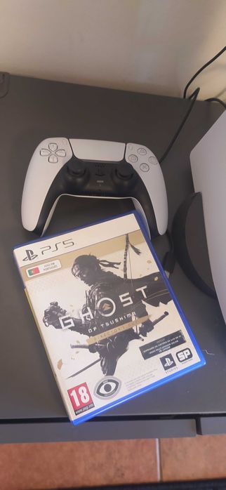 Consola PS5 + 1 Comando + Last of Us I, GoW II e Tsushima *Garantia