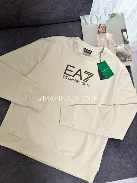 Костюм спортивний жіночий EA7 Emporio Armani M молочний оригінал