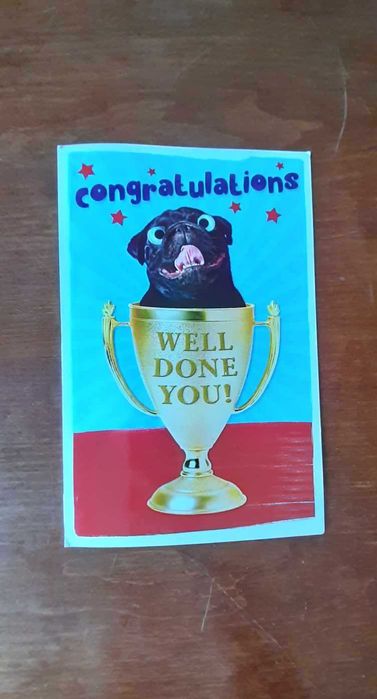 Kartka okolicznościowa Gratulacje / Congratulations (po angielsku)