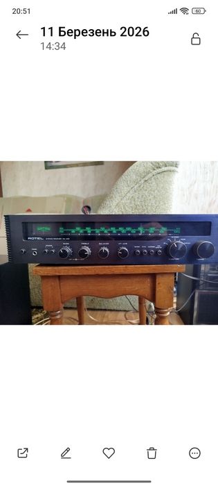 Вінтажний аналоговий Ресивер  Rotel  RX 402