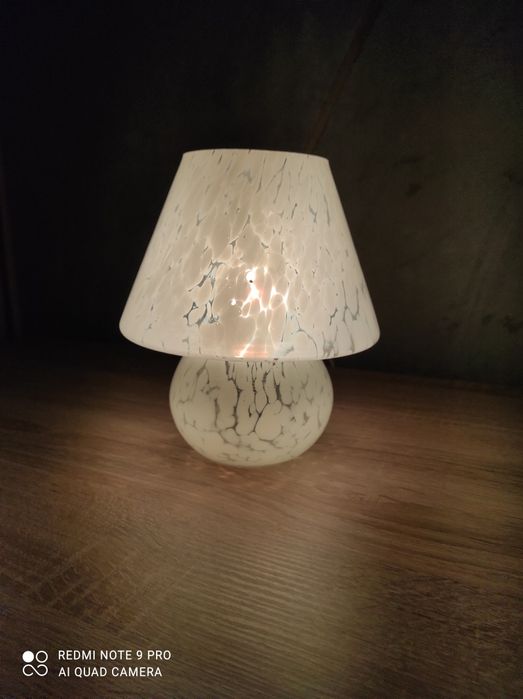 Lampka grzyb vintage prl murano