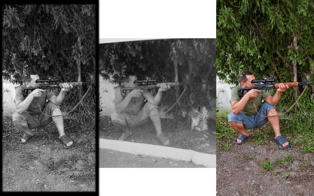 Ретуш фото на пам'ятник. Фотокераміка. Реставрація