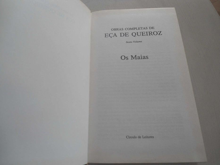 Os Maias por Eça de Qeiroz