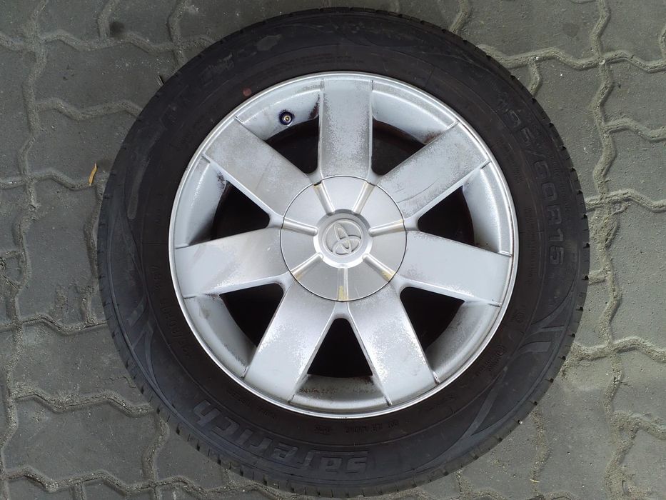 Jantes Toyota R15 Furação 4X100 Com Pneus 195/60