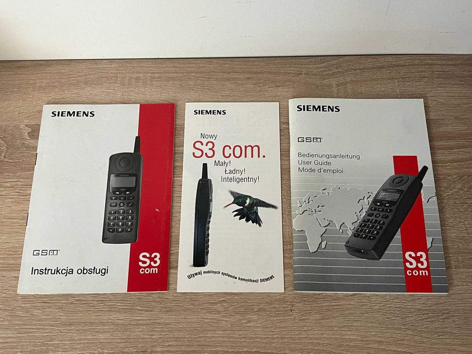 Telefon komórkowy Siemens S3 + Ładowarka, sprawny