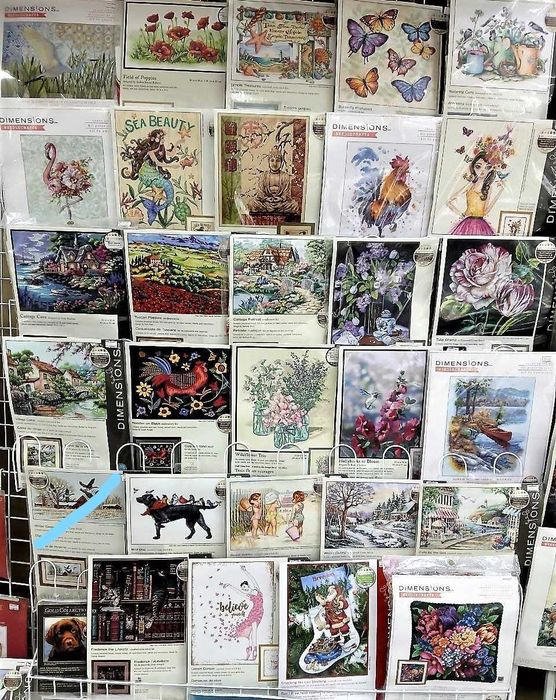 Вишивання Dimensions Permin Anchor Merejka. Будинок торгiлi 1-поверх.