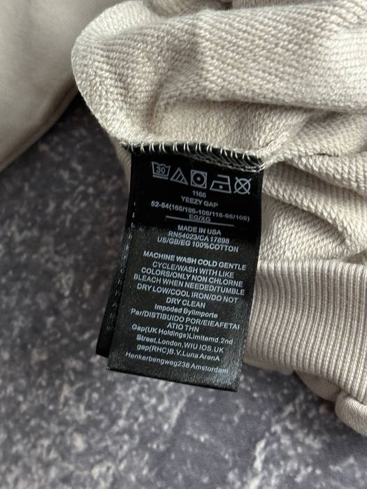 Yeezy GAP BALENCIAGA dove hoodie oversize бежевий худі худи оверсайз М