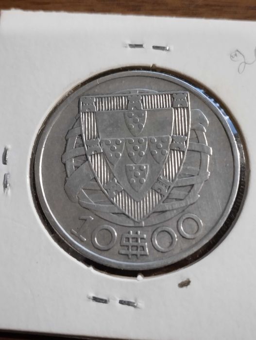Moeda de 10 escudos de 1934, em prata