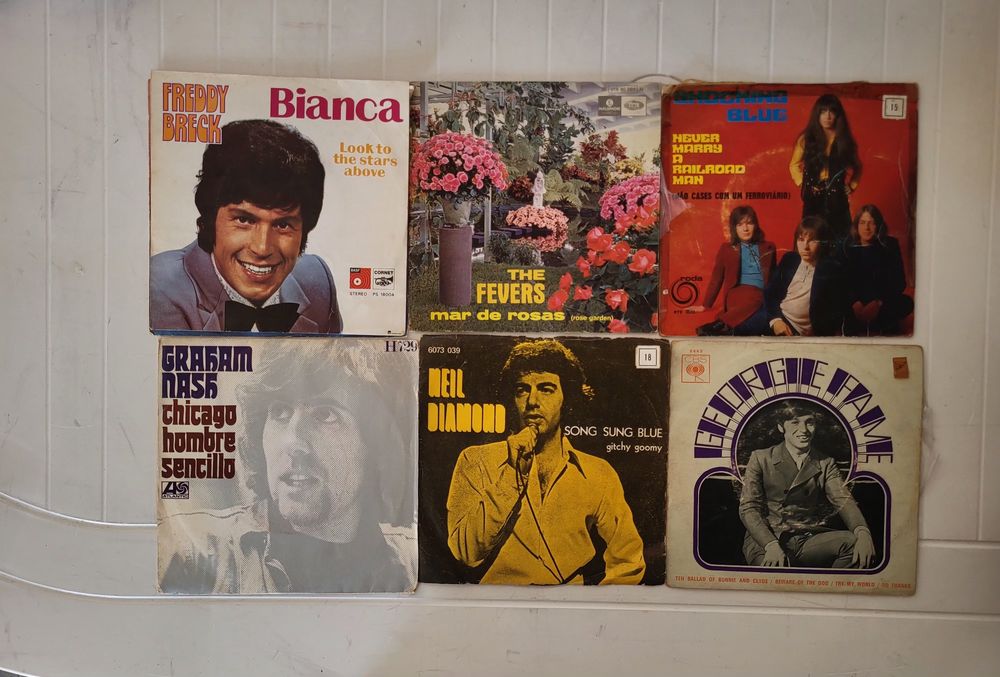 68 discos de vinil