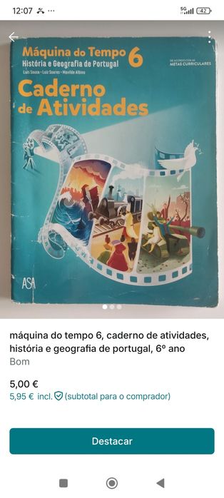 Máquina do Tempo 6 caderno de atividades
