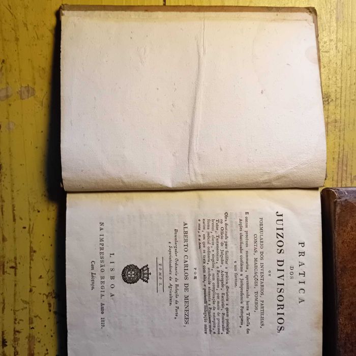 Alberto Carlos Menezes, Pratica dos Juizos divisórios (2vol.), 1819