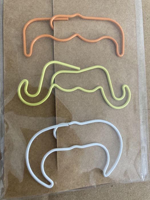 Moustache Clips marcadores de páginas bigodes novos