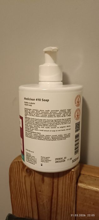 Sprzedam mydło w płynie Liguid soap 500ml Mediclean 410 Soap