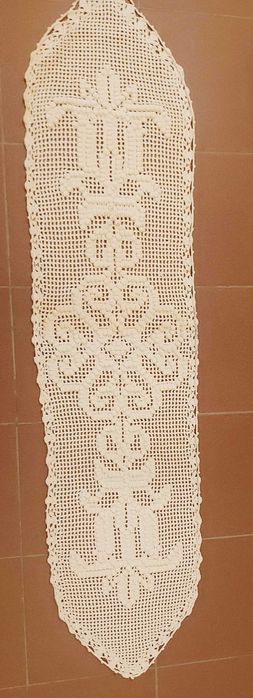 Centro de mesa em renda