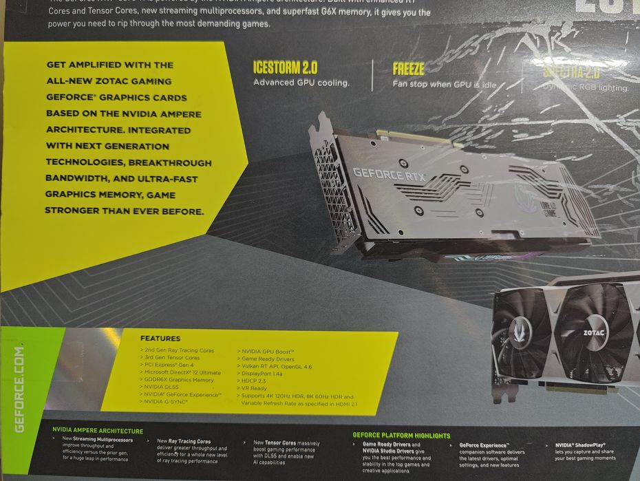 Zotac RTX 3070 Ti with Original Box64584327088003123