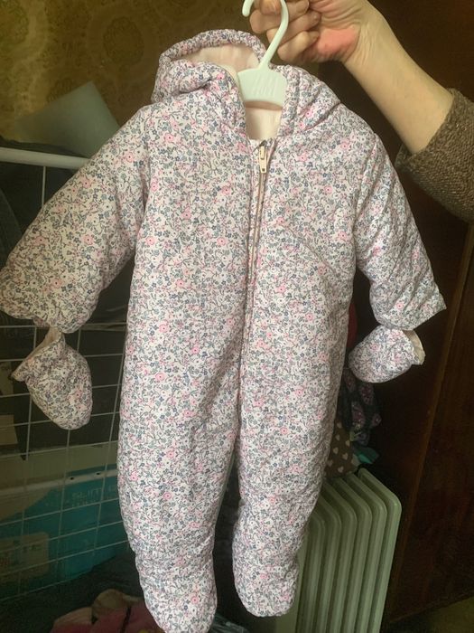 Дитячий комбінезон для дівчинки Mothercare 3-6місяців, зима-осінь