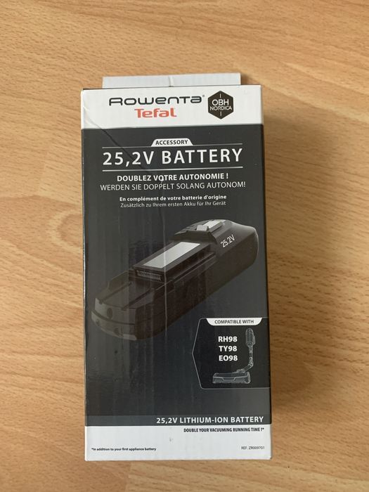 Акумуляторна батарея 25,2 V до пилососів rowenta, tefal