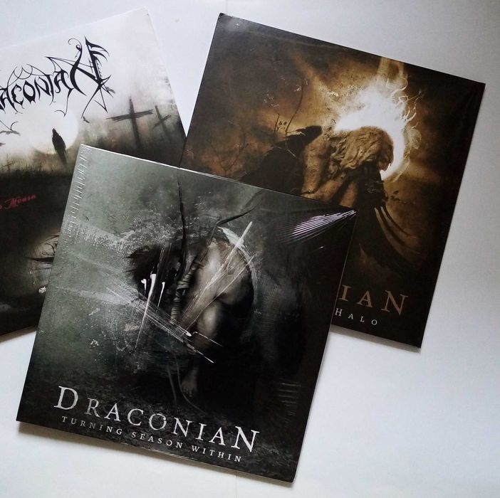 DRACONIAN "The Burning Halo" LP / "Turning Season Within" LP / T-Shirt