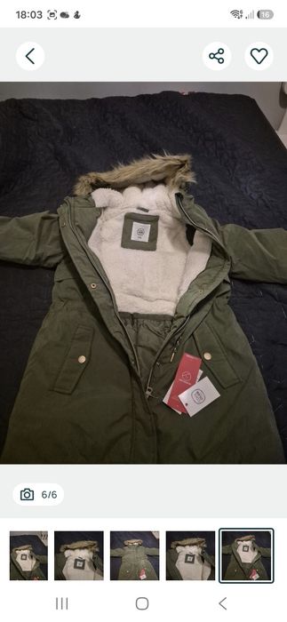 Kurtka parka Cool Club NOWA r. 146
