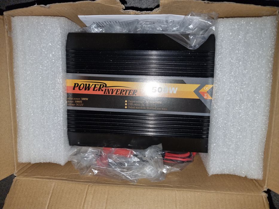 Інвертор новий Іспанія. 500 -1000вт ,чиста синусоїда.