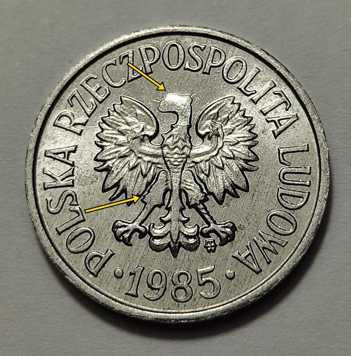 20 gr 1985, destrukt - płaska noga i głowa - F1