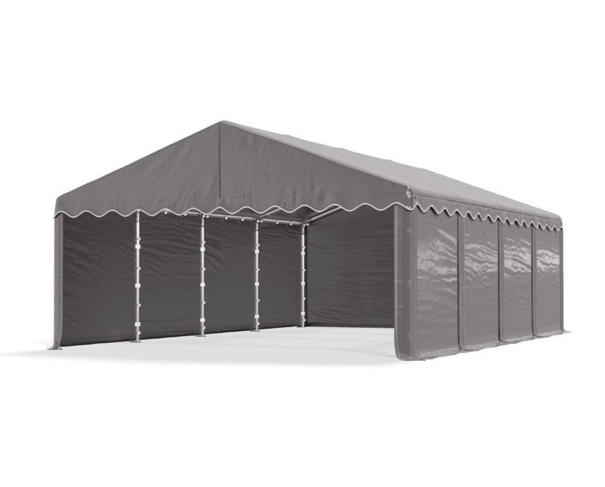 5x8x2m Namiot do Ogrodu szary Namiot Magazynowy Hala Namiotowa DAS