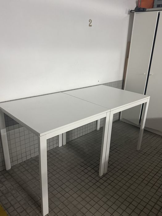 Mesa ikea branca 74x74cm