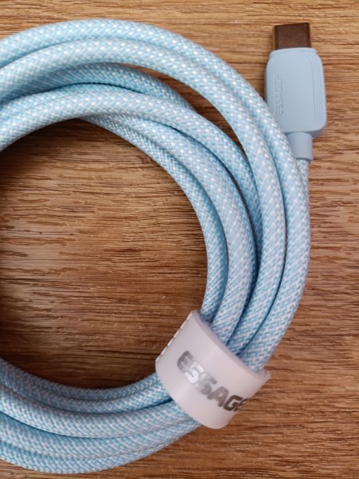 Якісний шнур живлення USB C до DC 5,5×2,1мм, швидка зарядка 140Вт
