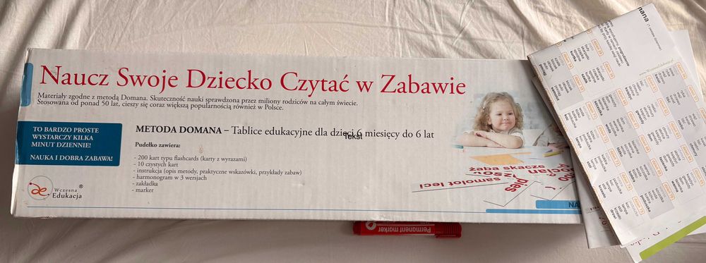 Naucz swoje dziecko czytać w zabawie - metoda Domana - wczesna edukacja