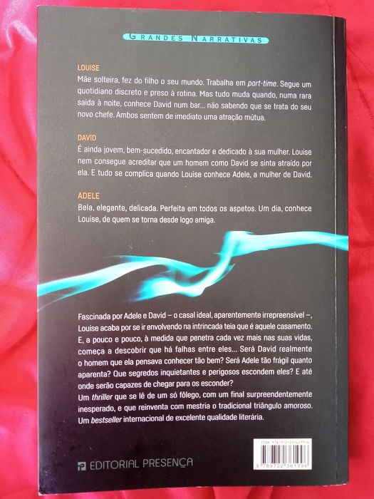 livro "Por trás dos seus olhos", de Sarah Pinborough