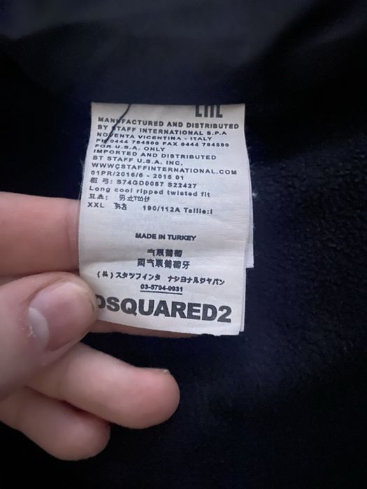 Оригінальна зимова/осіння куртка Dsquared2 (QR перевірка)