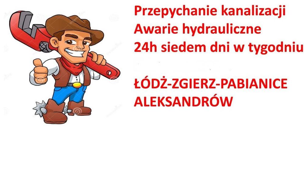 Hydraulik  przepychanie kanalizacji awarie hydrauliczne pogotowie 24h