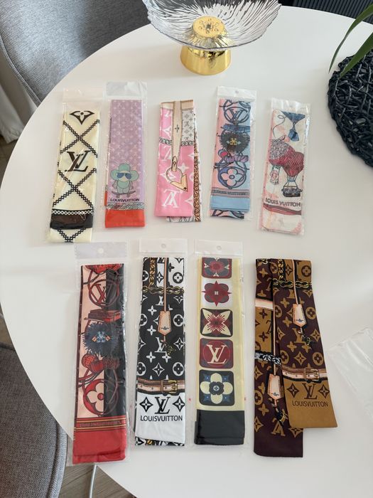 Apaszki chusty Bandeau LV Louis Vuitton różne rodzaje chusta apaszka