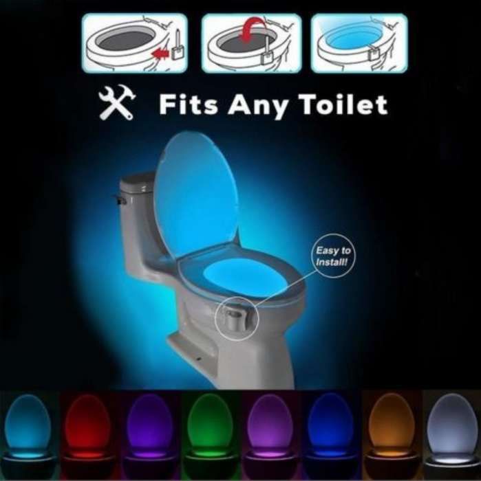 Luzes com sensores para sanita