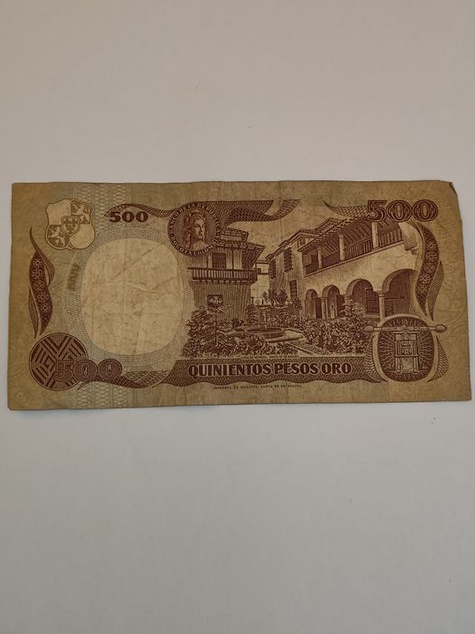 Nota de 500 pesos ouro