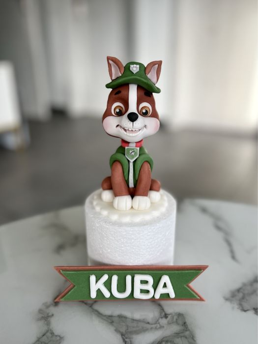 Figurki z masy cukrowej dekorscja na tort psi patrol misie pieski lis