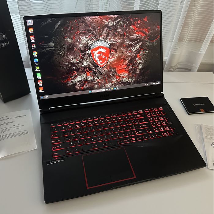 ‼️MSI 17.3‼️RTX2070-8GB/244Hz!/i7-10th/16-GB/Гарантия 30д!!!