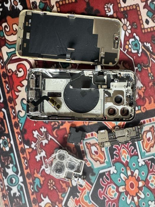 15pro max запчасти разбор , плата , камера , fece id шлейфа