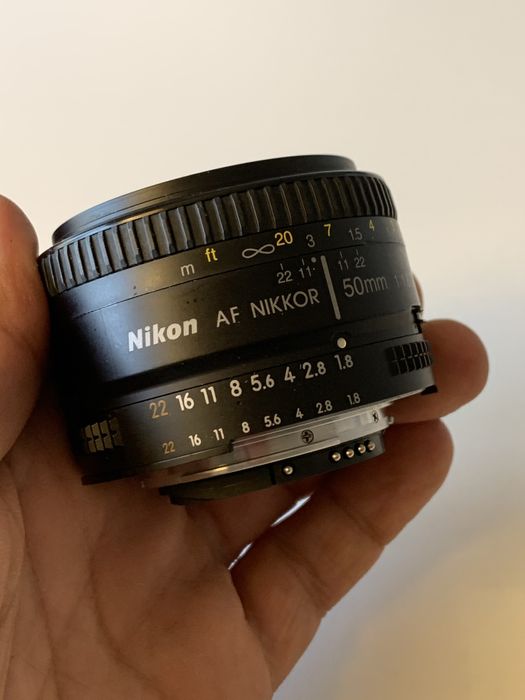 Nikon AF 50mm 1.8D objectiva prime full frame