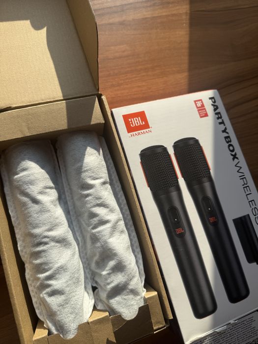 Комлпект мікрофонів JBL PartyBox Wireless Microphone Set