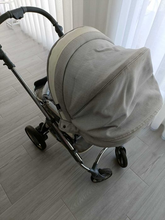 Carrinho Bebecar, ovo e base isofix Hip Hop evolution magic
