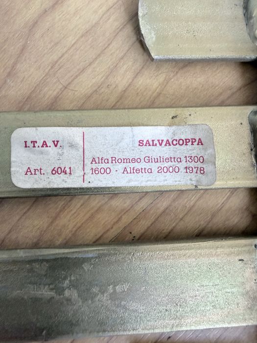Proteção para Carter | Alfa Romeo Alfetta ou Giulietta
