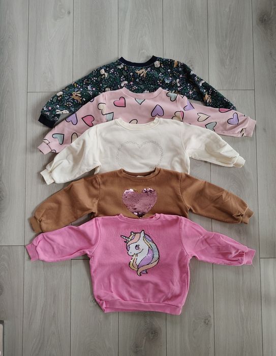 Bluzy 110/116 H&M cekiny