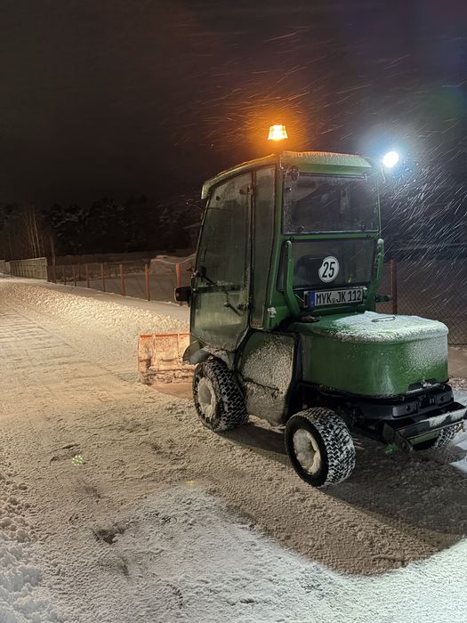 John Deere 1565 Traktorek Kosiarka Pług Posypywarka