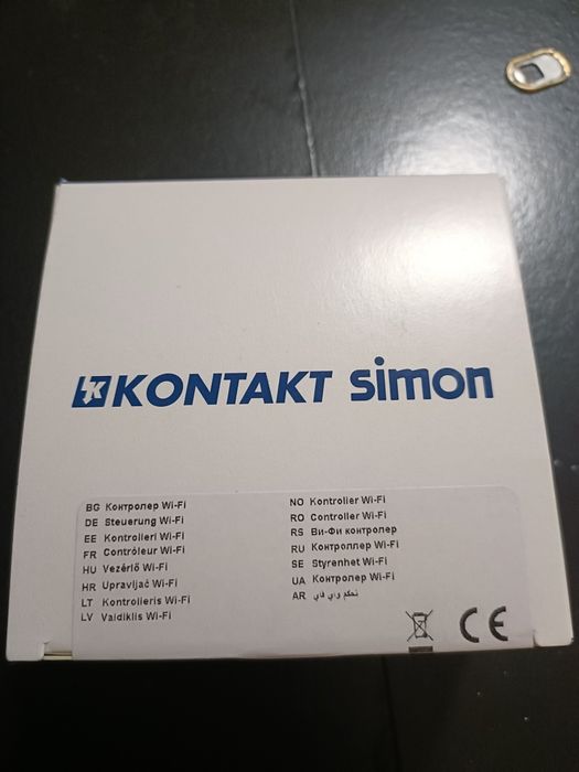 Simon 55 GO Kontroler CONTROL WIFI Czarny MAT TEK1W.01/111