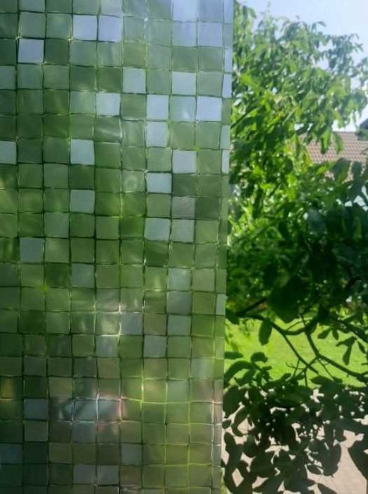 NOWA Folia okienna statyczna Kwadraty 90x150cm S9030 premium