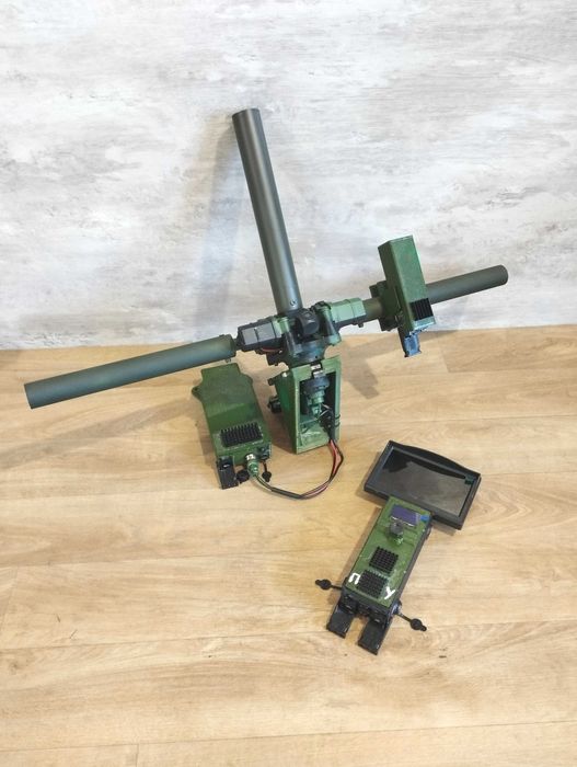 КАМЕРА + УГЛЫ вращения Поворотный механизм fpv фпв наземная станция 2х