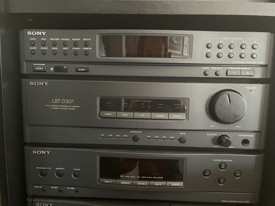 Amplificador+2colunas Sony