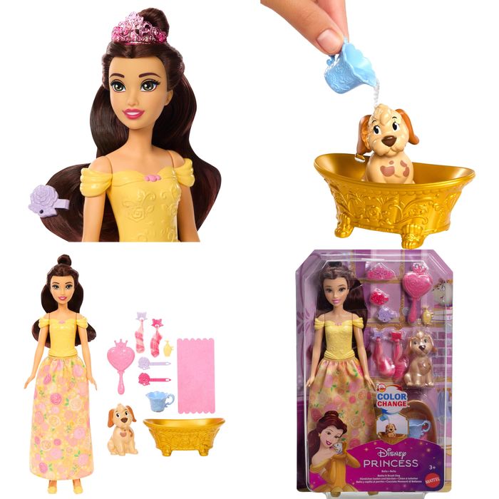 Лялька Mattel Disney Princess Попелюшка, Тіана, Рапунцель, Бель, Моана